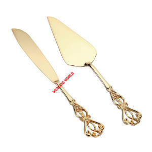 Serveur de gâteau en métal de concepteur d'excellente qualité couteau de gâteau de concepteur fait à la main forme personnalisée en gros serveur de gâteau en métal - Product Image 4