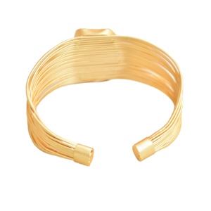 Ready to Ship Adjustable Brass <b>Bracelet</b> Rhodium Plated Minimalist Handmade Women Fashion Jewelry Ready to Ship Wholesale - Product Image 2