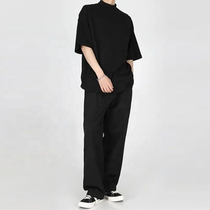 Fabricante directo de alta calidad de los hombres Boxy camisetas 100% algodón duradero al aire libre de punto de secado rápido mejor precio en Stock - Product Image 4