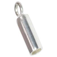 Composants et apprêts pour la fabrication de bijoux : Fermoirs et crochets en argent sterling 925, tubes carrés à diamètre intérieur