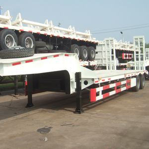Remolque de Plataforma Baja Desmontable Hidráulico de 16m y 40t con Dos Ejes, Precio Competitivo, Directo de Fábrica - Product Image 4