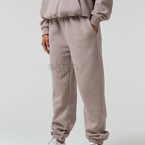 Survêtement d'hiver décontracté de haute qualité pour femmes grandes tailles, personnalisable avec logo imprimé, coupe régulière, respirant, 100 % coton - Product Image 2