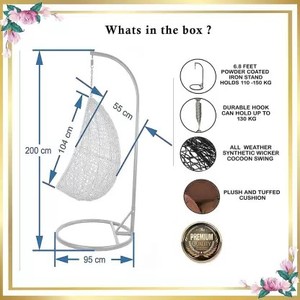 Sillas de columpio para interiores y exteriores de primera calidad/silla de columpio para patio Stock a granel a un precio asequible al por mayor - Product Image 6