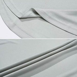 Camiseta Deportiva de Gimnasio para Hombre, Estilo Nuevo, Talla Grande, Secado Rápido, Transpirable, Antipilling, Informal, de Punto, Poliéster/Algodón - Product Image 4