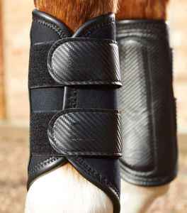 Bottes de brossage pour chevaux sur mesure avec protection complète des tendons et des jarrets, rembourrage absorbant les chocs, bottes de brossage pour chevaux - Product Image 3