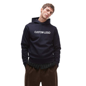 300 GSM Streetwear Sudadera con capucha de algodón de alta calidad Sudaderas con capucha de diseño de impresión personalizada en blanco Fabricante - Product Image 1