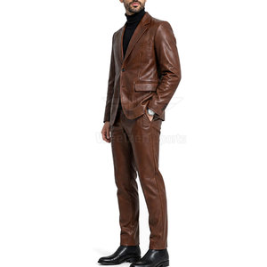 Trajes de Cuero para Hombre, Material Duradero, Ajuste Cómodo, Diseño Elegante, Perfecto para Viajes, Oficina y Eventos Especiales - Product Image 2