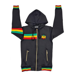 OEM ODM Vestes en polyester de gymnastique à capuche lourdes et imprimées pour l'hiver personnalisées Ensemble de pantalons deux pièces pour le sport Survêtement unisexe - Product Image 5