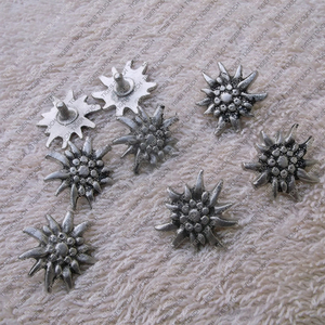 เอเดลไวบ์ตกแต่งทำจากโลหะ3.5มม. ตะขอ dirndl ตาไก่ตาไก่โลหะ dirndgretl Edelweiss จี้สร้อยคอ TT-8436 - Product Image 2
