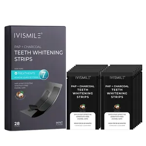 Customized Private Label Bright Teeth Whitening Strips For Teeth Sensitive Teeth Whitener Reduced Sensitivity White Strips
