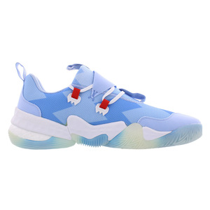 Adidas Trae Young 1รองเท้า unisex สี: Bahia สีฟ้าอ่อน/สีแดงสดใส/สีเมฆขาว100% ของแท้ - Product Image 3