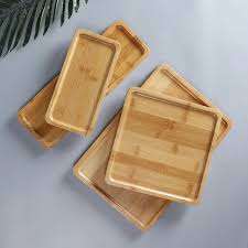 Bamboo Tray for Serving - Eco-Friendly, Natural Bamboo From Vietnam, Safe and Durable, Wholesale Price, Hot Sale 2024 - Product Image 4