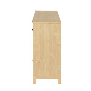 Commode en bois à 7 tiroirs, coffre de rangement minimaliste scandinave, armoire de chambre à coucher grande capacité pour l'organisation de la maison - Product Image 5