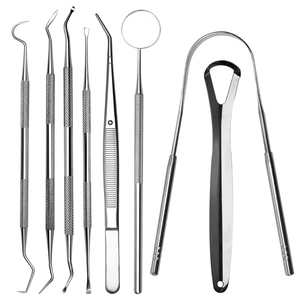 Kit dentaire médical 3 en 1 - Ensemble d'instruments chirurgicaux manuels de haute qualité Miroir buccal Pince Sonde Certifié CE Garantie de 3 ans - Product Image 5