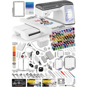 Calidad Brother Stell --- aire XJ2 máquina de coser y bordar con pantalla a color HD de 10,1 "-incluye software de letras Brother BES - Product Image 1