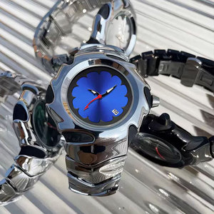 Reloj de Cuarzo para Hombre con Diseño de Cuchilla Personalizado Y2k, Luz Nocturna, Calendario, Reloj Avanzado, Estilo Hip Hop Urbano, Gran Venta - Product Image 3