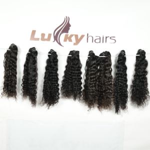 Vendeur 100% Remy Cuticule Aligné Indien Raw Vierge Extensions de Cheveux Humains Doux Profond Lâche Vague Style Bundles - Product Image 3