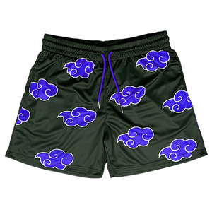 กางเกงขาสั้นผ้าตาข่ายของผู้ชายกางเกงขาสั้นเล่นกีฬาแบบลำลองระบายอากาศได้ดีแนวสตรีทของผู้ชายชุดออกกำลังกายสำหรับผู้ชายใส่ไปยิมฤดูร้อน - Product Image 1