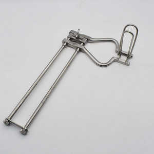 Système d'opératoires d'examen vaginal, forceps, porte-aiguille, instruments chirurgicaux en acier inoxydable allemand de haute qualité, réutilisables, CE - Product Image 2