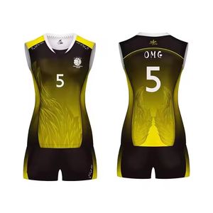 ชุดเสื้อเจอร์ซี่วอลเลย์บอล100% โพลีเอสเตอร์ระบายอากาศได้ดีแห้งเร็วของผู้ชายดีไซน์ใหม่เครื่องแบบระเหิดออกแบบได้ตามต้องการโลโก้ - Product Image 3