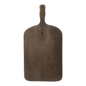 Juego de bloques de cortar de madera de mango hechos a mano de alta calidad con asas de color marrón oscuro natural para cortar y servir en la cocina del hogar - Product Image 1