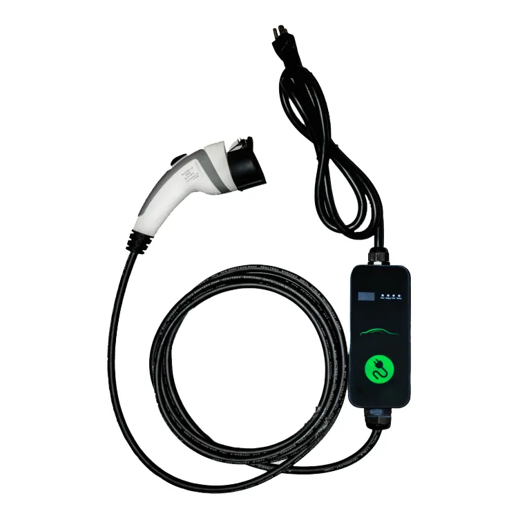 Wholesale Electric Car 3.5KW 7Kw 16A 32A EV Charging Station Portable Ev Charger With Screen Adjustable