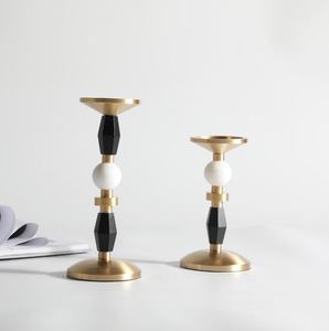 Bougeoir professionnel chic en fer et bois pour décorer la maison festive hôtel restaurant décoration de table de mariage bonne qualité - Product Image 5