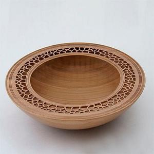 Cuenco de madera para servir fruta seca, para el hogar, Hotel, restaurante, Color marrón - Product Image 5