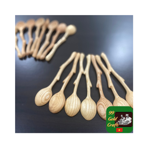 Cuchara de Madera Suave hecha a mano con madera de calidad, ideal para cocinar, revolver y servir, herramientas de cocina duraderas y ecológicas - Product Image 5