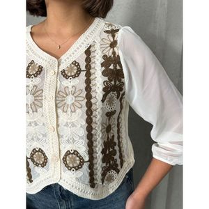 Blusas y Camisas Cortas con Botones para Mujer, Producto al por Mayor - Product Image 3