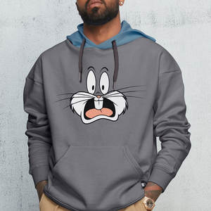 Sweat à capuche oversize pour hommes pour l'hiver Tissu confortable Logo personnalisé Vêtements de rue de bonne qualité Dernier prix - Product Image 5