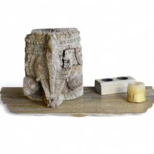 เชิงเทียนไม้รูปหัวใจสำหรับตกแต่งบ้าน งานแต่งงาน และโอกาสพิเศษ เช่น คริสต์มาสและอีสเตอร์ - Product Image 1