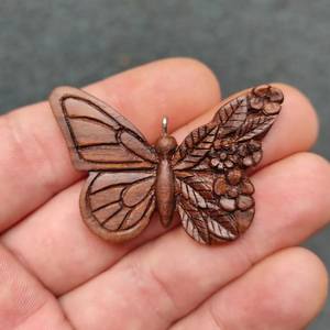 YOUR <b>NECKLACES</b> FOR WOMEN MEN NATURAL <b>LARGE</b> BOHO TRIBAL SONO WOODEN <b>Pendant</b> on Adjustable Cord Handmade <b>Necklace</b> - Product Image 3