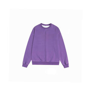 Mode personnalisée, ample, col rond, mode Streetwear pour hommes, sweat-shirt en coton éponge surdimensionné à des prix bon marché - Product Image 5