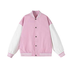 แจ็กเก็ตเบสบอลผ้าซาตินปักลายออกแบบได้ตามต้องการชื่อทีมและหมายเลขสำหรับผู้เริ่มต้น - Product Image 2