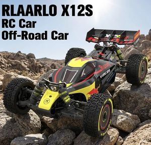 RLAARLO X12S 1/12 Buggy RC Brushless 90KM/H Haute Vitesse 4x4 Châssis Métallique Voiture Tout-Terrain Télécommandée 3S RTR Voiture de Loisir - Product Image 2