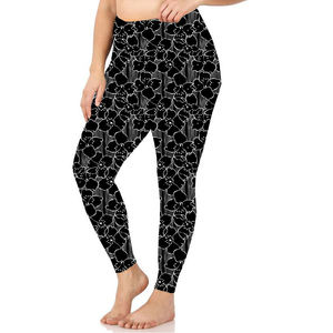 Leggings de Yoga Sublimados con Logotipo Personalizado, Impresión Digital, Dropshipping, para Mujer - Product Image 1