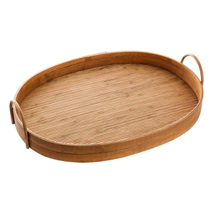 Bandeja de Madera de Diseño Moderno, Bandeja de Servicio para Cocina, Artículo Decorativo, Bandeja de Servicio de Madera de la India - Product Image 1