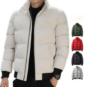 Veste d'hiver matelassée personnalisée de qualité supérieure, tendance, en toile brillante avec col montant, livraison DDP - Product Image 1