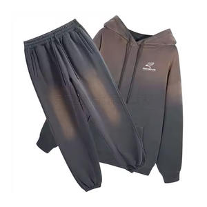 Chándales Pull Over Acid Wash de alta calidad para la temporada de invierno características de talla grande a la venta del mejor estilo del fabricante pakistaní - Product Image 2