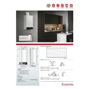 Chaudière à condensation Ariston Genus ONE+ Net Wifi 24 kW, système de chauffage domestique compatible gaz naturel ou GPL - Product Image 5