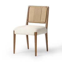 Chaise de salle à manger en teck moderne de qualité supérieure - Durable, écologique, imperméable pour appartement, maison, bar et hôtellerie