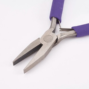 Jewelry <b>Pliers</b> Tools for Jewelry Making <b>Flat</b> <b>Nose</b> <b>Pliers</b> Polishing Jewelry Making Tools 12x7.3x0.9cm - Product Image 4