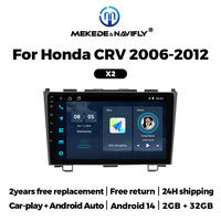MEKEDE Navigation GPS Autoradio Android Lecteur vidéo WiFi Car-play pour Honda CRV 2006 2007 2008 2009 2010 2011 2012 Multimédia
