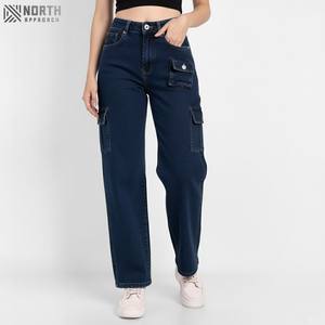 Premium Quality Pakistan Manufacturer <b>Women</b> Distressed <b>Jeans</b> Pant Quick Dry Lightweight Eco Friendly Breathable Flared <b>Jeans</b> - Product Image 4