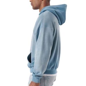 Sweat à capuche délavé style streetwear pour homme, toucher doux pour un confort quotidien, sweats à capuche délavés pour homme - Product Image 4