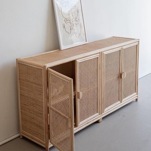 Nuevos diseños modernos gabinete de ratán hecho a mano más vendido precio más barato gabinetes de almacenamiento para Cocina - Product Image 6