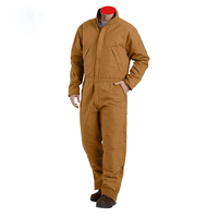 Équipement de protection individuelle globale en denim thermique de grande taille pour vêtements de travail Combinaison uniforme de garde de sécurité pour le travail du pétrole et du gaz