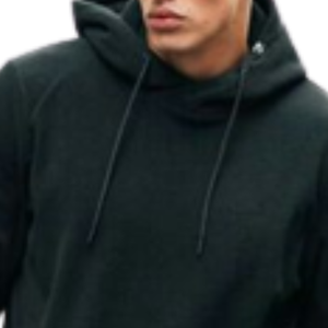 Pull à capuche et sweat-shirt pour hommes chaîne à épaules tombantes avec logo personnalisé uni lourd 100% coton lourd imprimé - Product Image 2