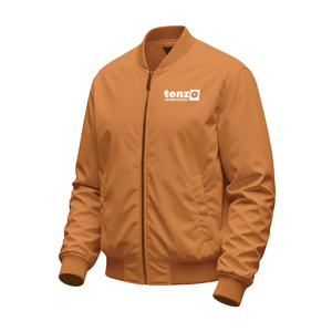 tenzo intl <b>Lightweight</b> Bomber <b>Jacket</b> Polyester Cotton Ribbed Hem Windbreaker Style Bulk OEM Outerwear Manufacturer Supplier - Product Image 4